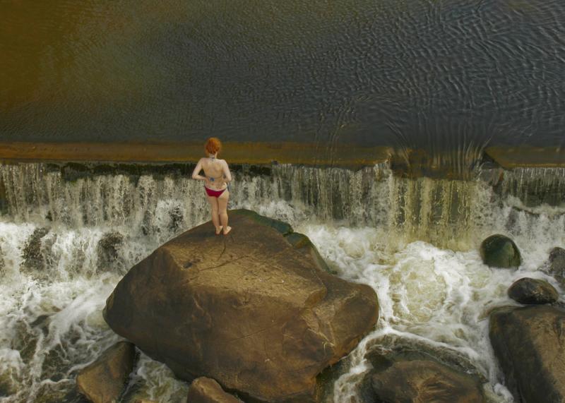 Girl on a rock  - Girl on a rock ©2009 Martin Oretsky